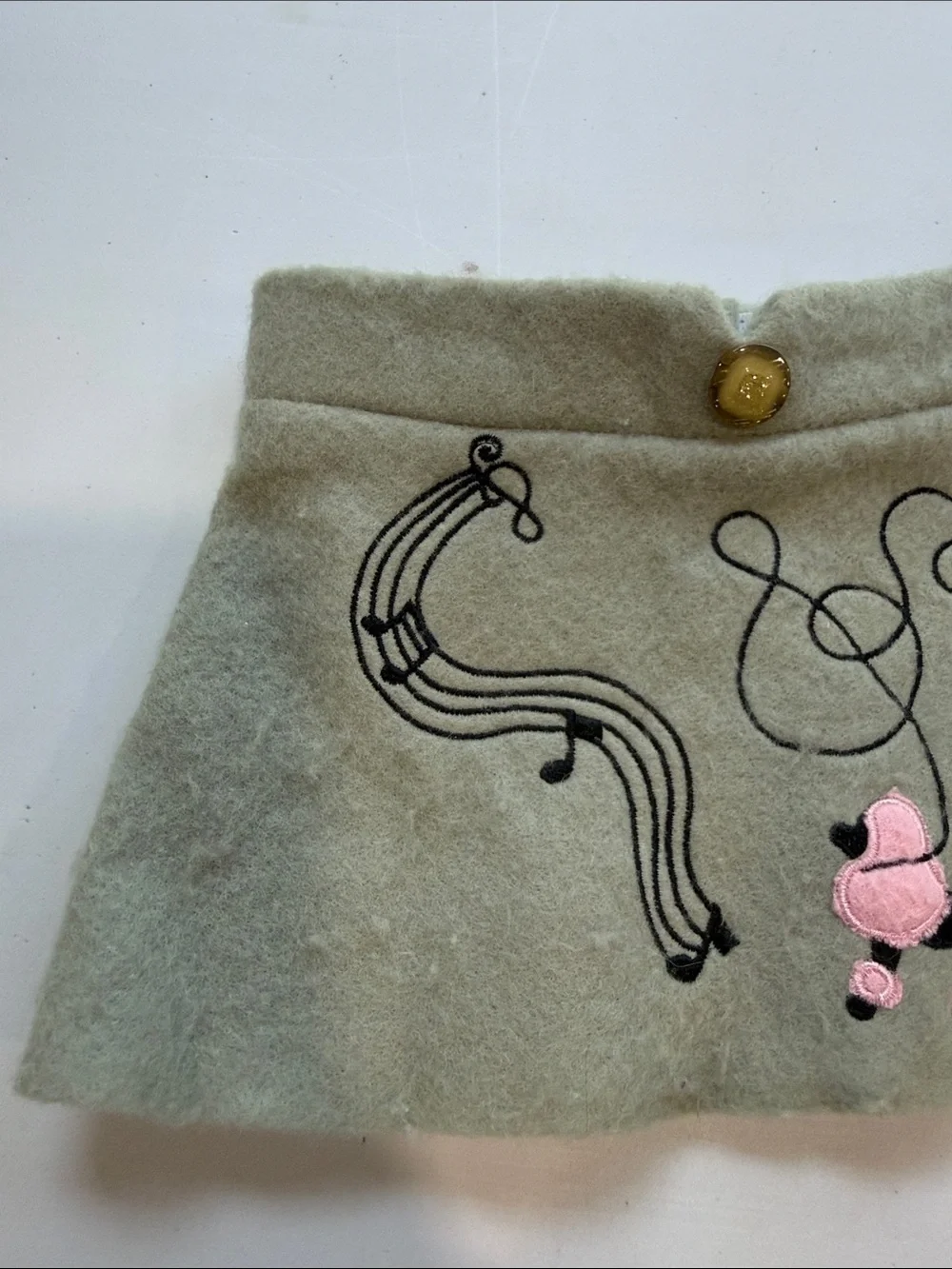 Plush Clothing Set Fits Build-A-Bear Grey Skirt & Black Poodle